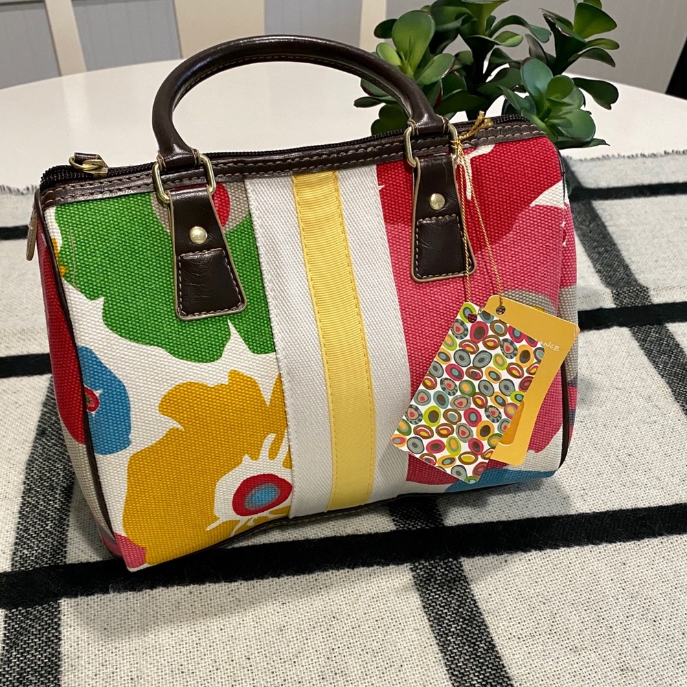 NWT Victoria's Secret Small Floral Tote Purse